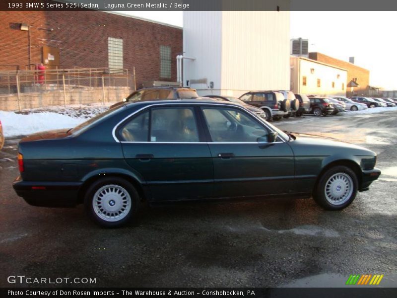 Laguna Green Metallic / Beige 1993 BMW 5 Series 525i Sedan