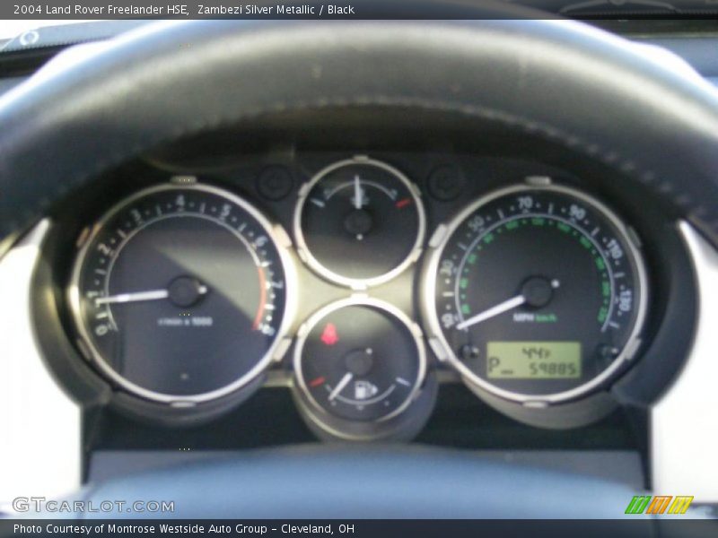 Zambezi Silver Metallic / Black 2004 Land Rover Freelander HSE