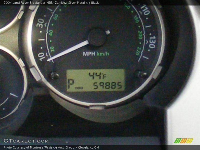 Zambezi Silver Metallic / Black 2004 Land Rover Freelander HSE