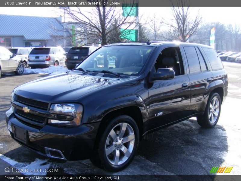 Black Granite Metallic / Ebony 2008 Chevrolet TrailBlazer SS 4x4