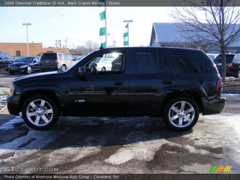 Black Granite Metallic / Ebony 2008 Chevrolet TrailBlazer SS 4x4