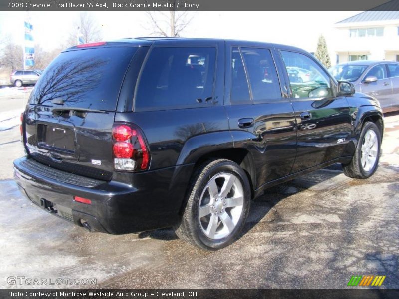Black Granite Metallic / Ebony 2008 Chevrolet TrailBlazer SS 4x4