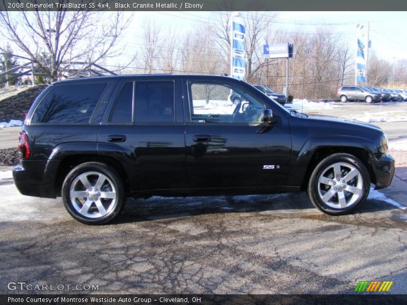 Black Granite Metallic / Ebony 2008 Chevrolet TrailBlazer SS 4x4