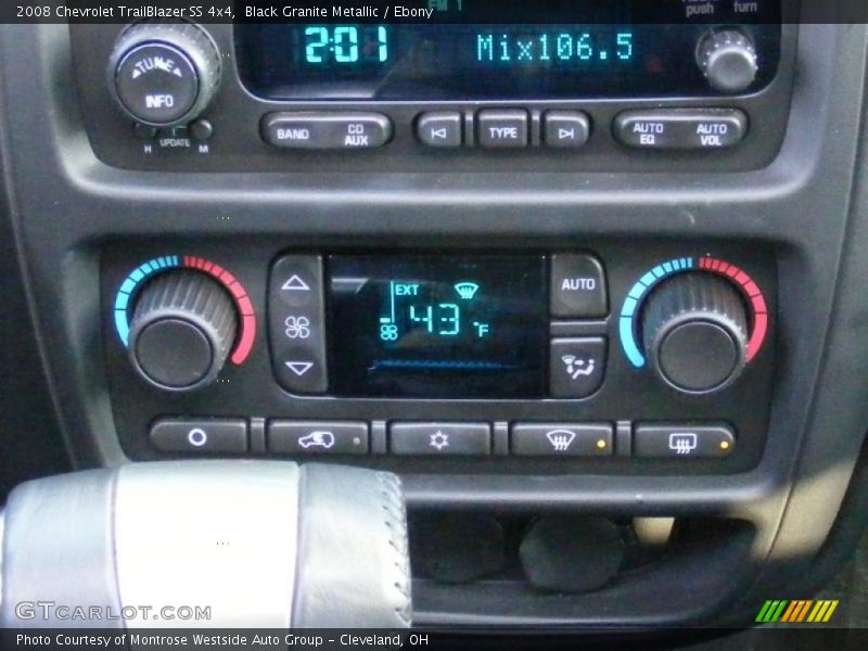 Controls of 2008 TrailBlazer SS 4x4