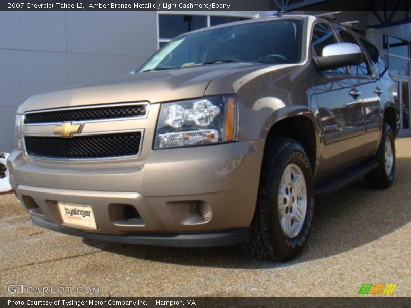 Amber Bronze Metallic / Light Cashmere/Ebony 2007 Chevrolet Tahoe LS