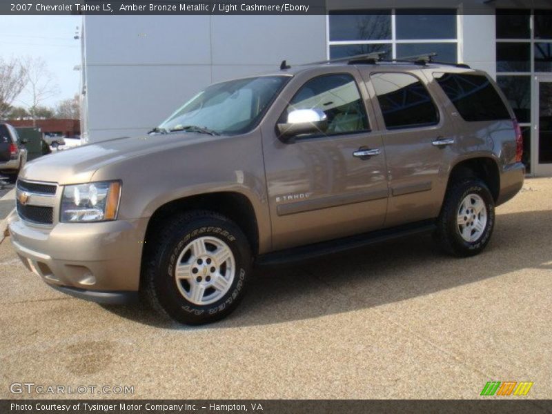 Amber Bronze Metallic / Light Cashmere/Ebony 2007 Chevrolet Tahoe LS