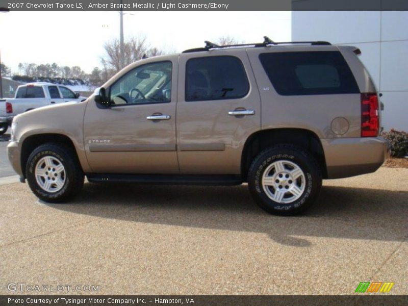 Amber Bronze Metallic / Light Cashmere/Ebony 2007 Chevrolet Tahoe LS