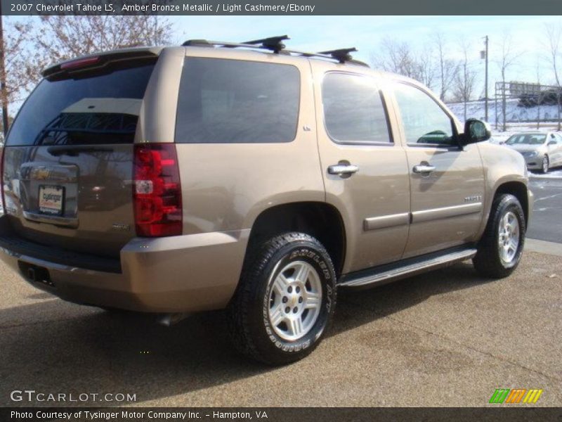 Amber Bronze Metallic / Light Cashmere/Ebony 2007 Chevrolet Tahoe LS