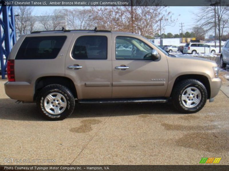 Amber Bronze Metallic / Light Cashmere/Ebony 2007 Chevrolet Tahoe LS