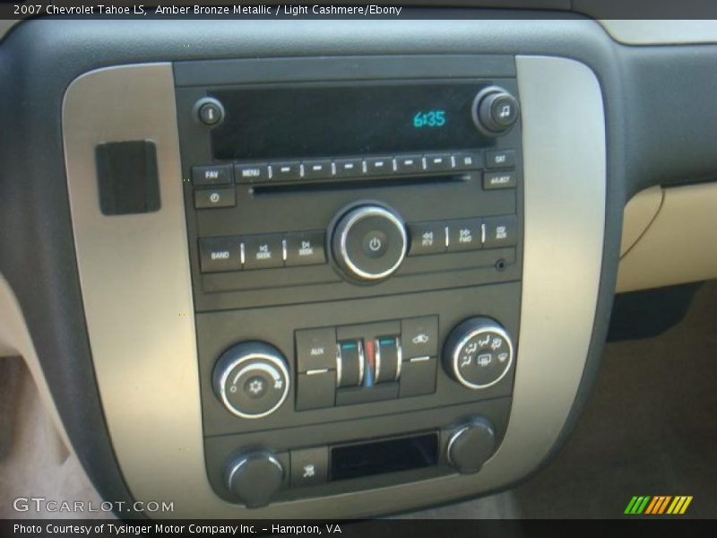 Amber Bronze Metallic / Light Cashmere/Ebony 2007 Chevrolet Tahoe LS