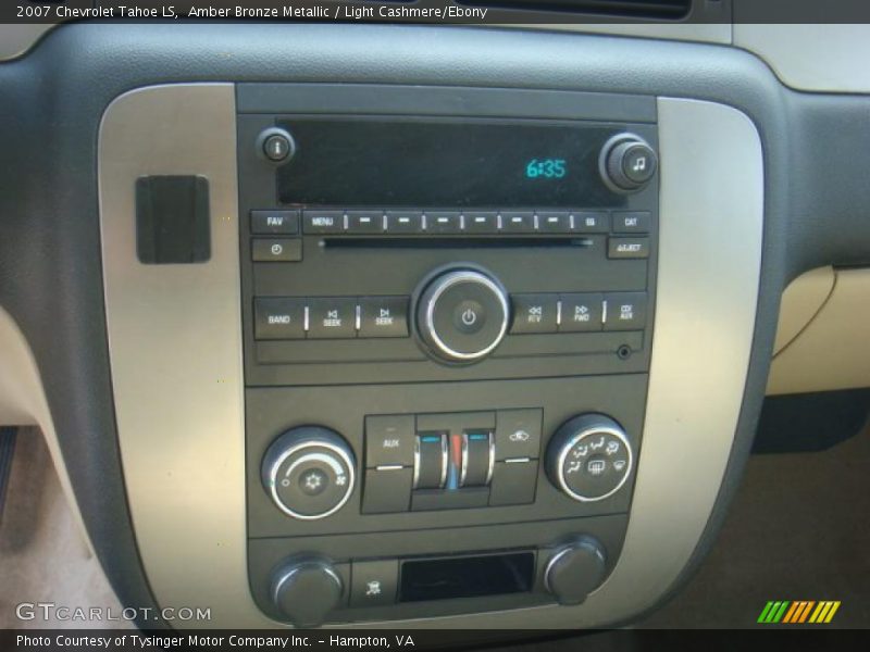 Amber Bronze Metallic / Light Cashmere/Ebony 2007 Chevrolet Tahoe LS