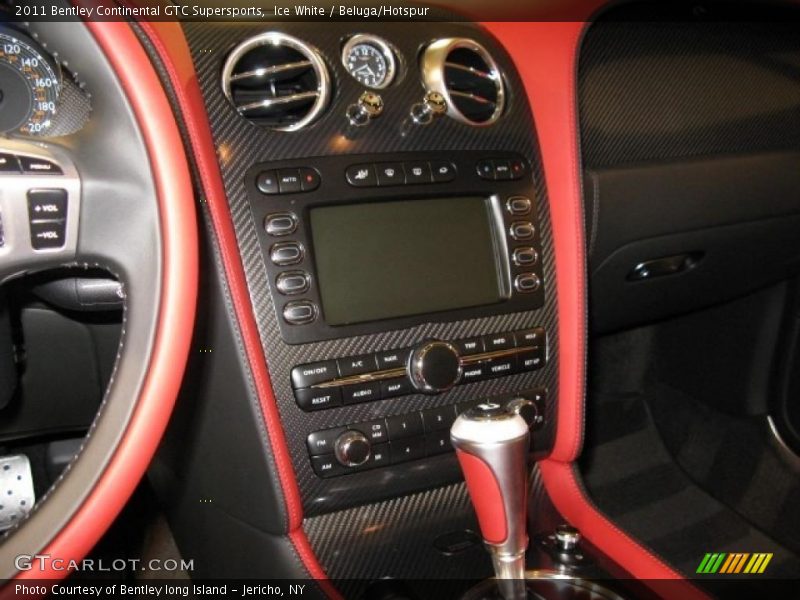 Controls of 2011 Continental GTC Supersports