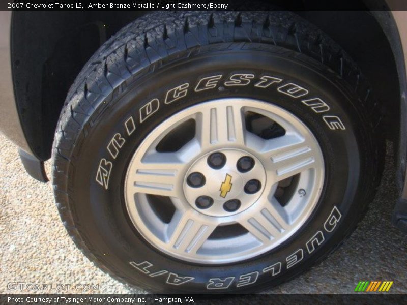 Amber Bronze Metallic / Light Cashmere/Ebony 2007 Chevrolet Tahoe LS