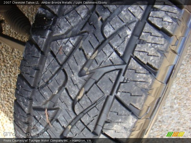 Amber Bronze Metallic / Light Cashmere/Ebony 2007 Chevrolet Tahoe LS