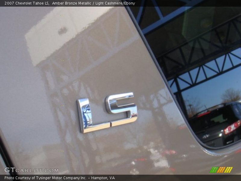 Amber Bronze Metallic / Light Cashmere/Ebony 2007 Chevrolet Tahoe LS