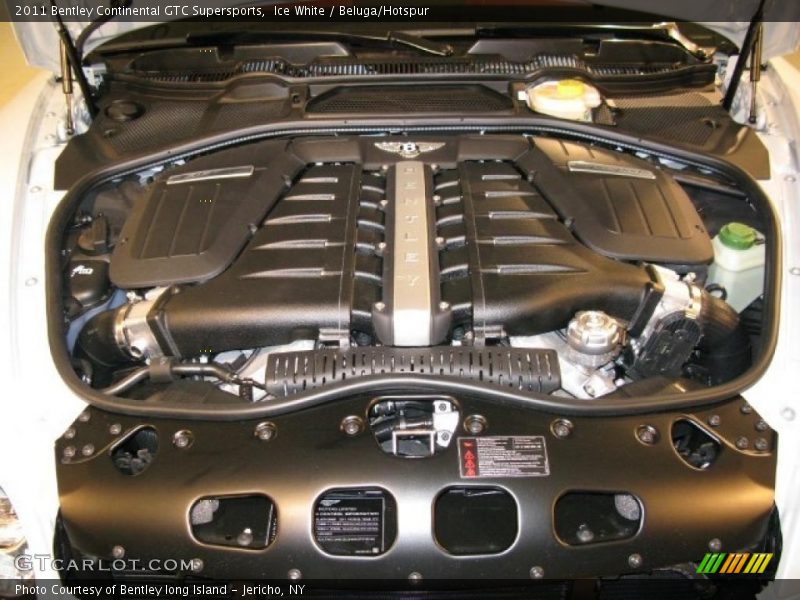  2011 Continental GTC Supersports Engine - 6.0 Liter Twin-Turbocharged DOHC 48-Valve VVT W12