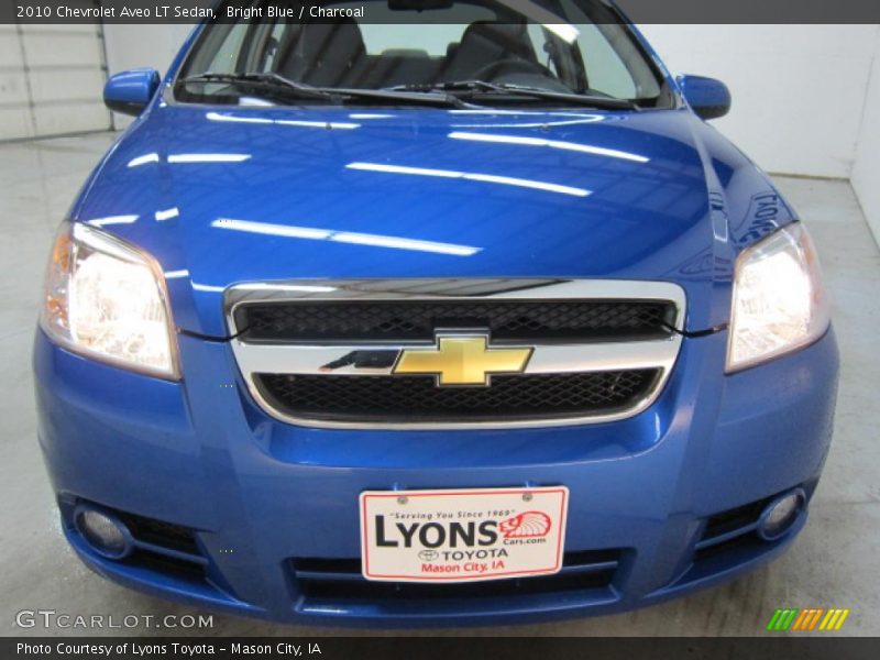 Bright Blue / Charcoal 2010 Chevrolet Aveo LT Sedan