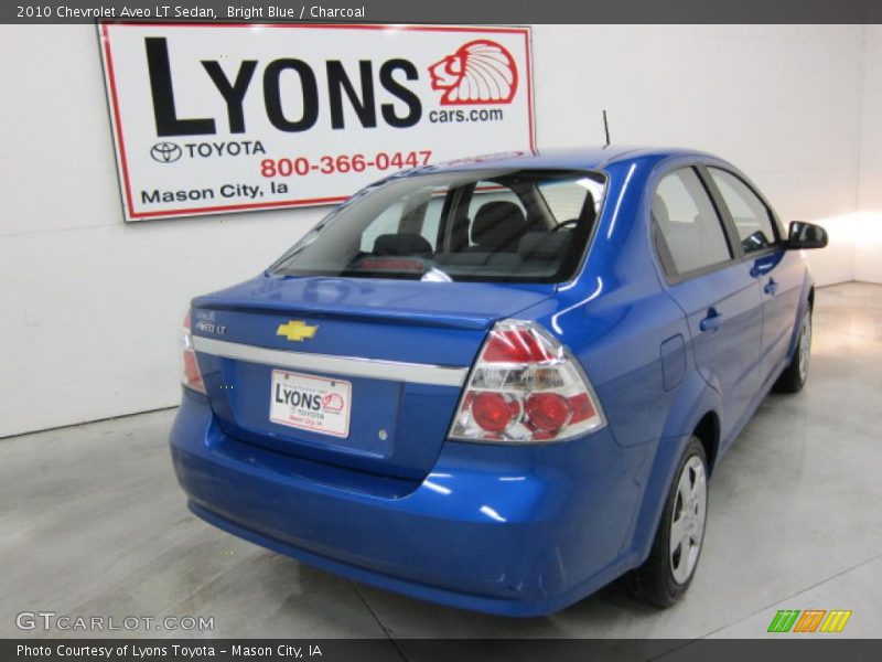 Bright Blue / Charcoal 2010 Chevrolet Aveo LT Sedan