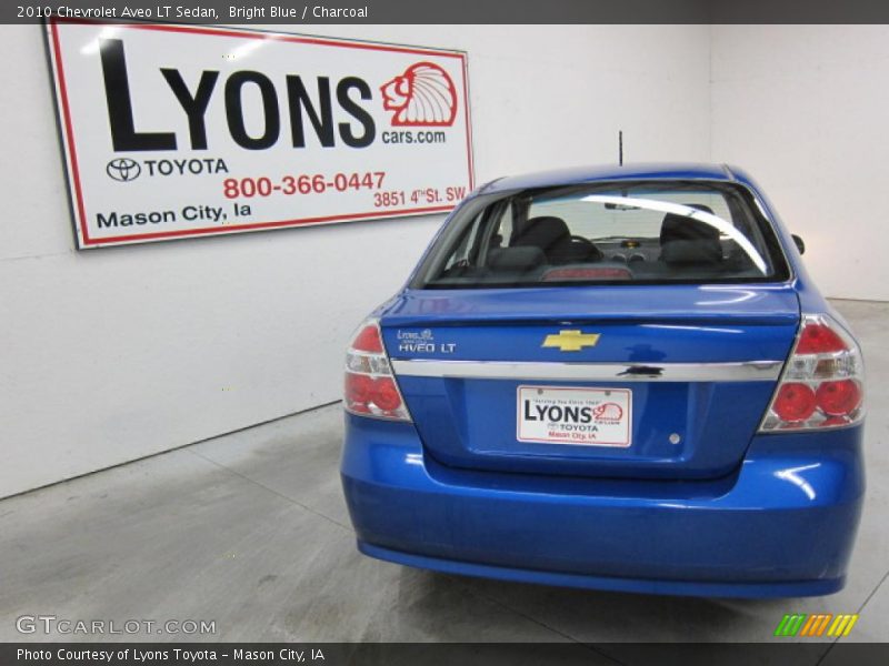 Bright Blue / Charcoal 2010 Chevrolet Aveo LT Sedan