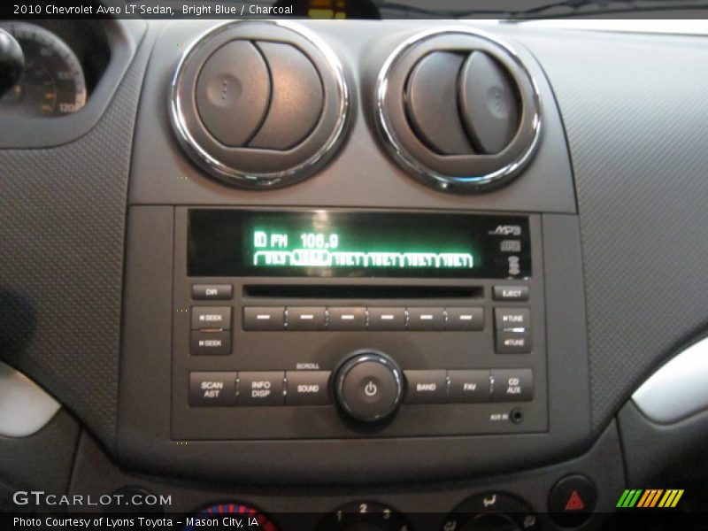 Bright Blue / Charcoal 2010 Chevrolet Aveo LT Sedan