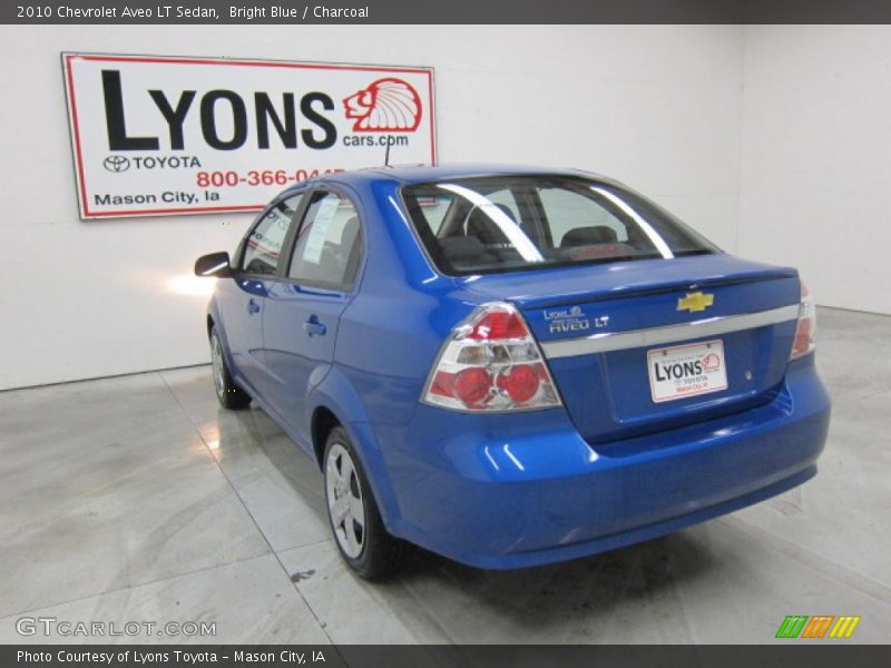 Bright Blue / Charcoal 2010 Chevrolet Aveo LT Sedan