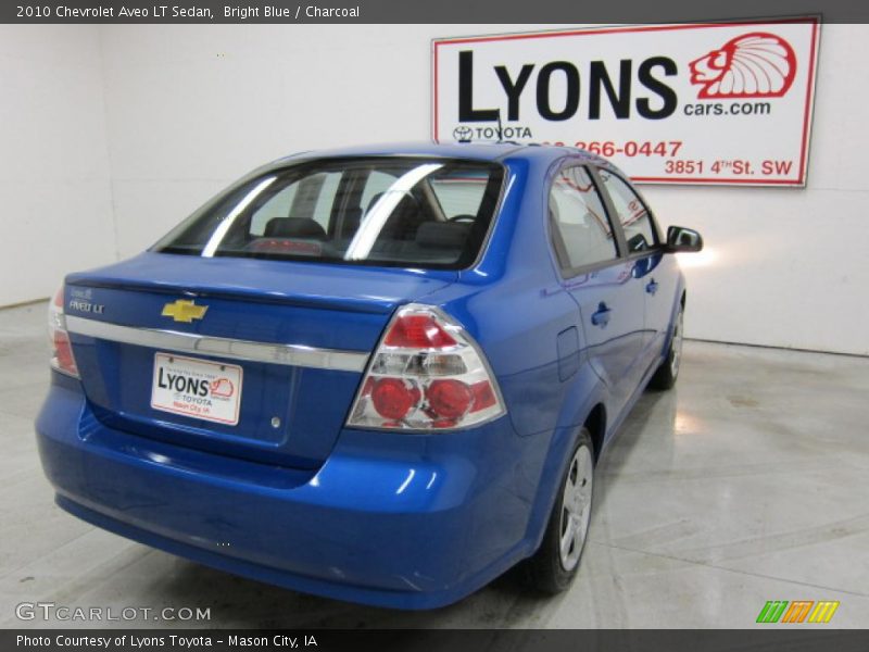 Bright Blue / Charcoal 2010 Chevrolet Aveo LT Sedan