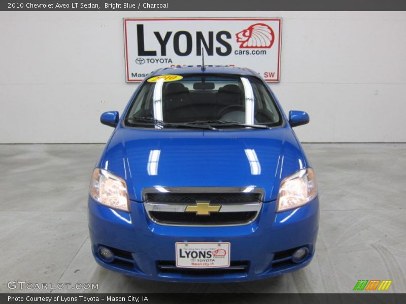 Bright Blue / Charcoal 2010 Chevrolet Aveo LT Sedan