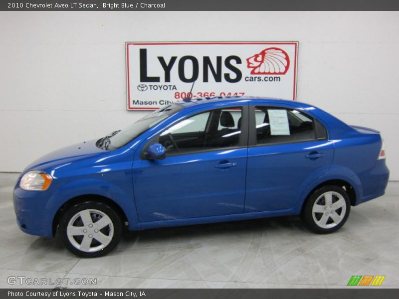 Bright Blue / Charcoal 2010 Chevrolet Aveo LT Sedan