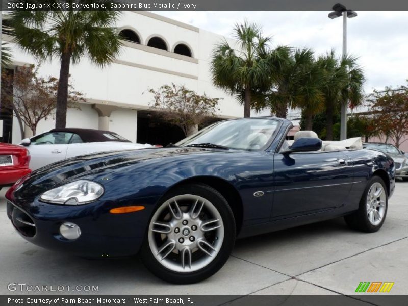  2002 XK XK8 Convertible Sapphire Blue Metallic