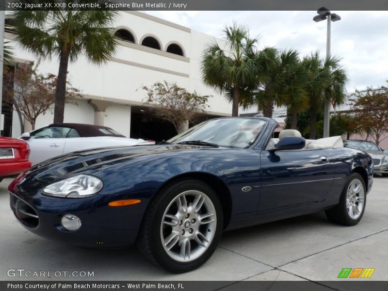 Front 3/4 View of 2002 XK XK8 Convertible