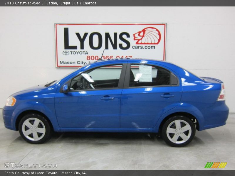 Bright Blue / Charcoal 2010 Chevrolet Aveo LT Sedan