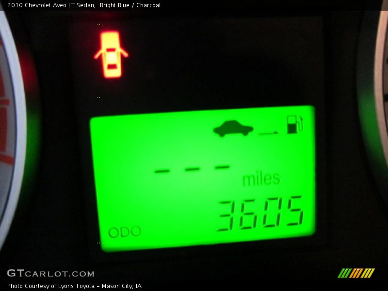 Bright Blue / Charcoal 2010 Chevrolet Aveo LT Sedan