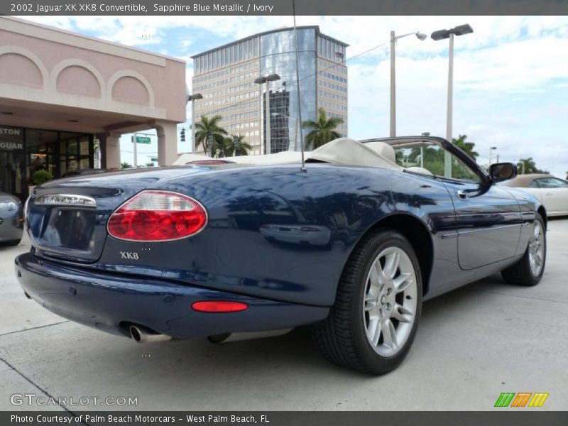  2002 XK XK8 Convertible Sapphire Blue Metallic