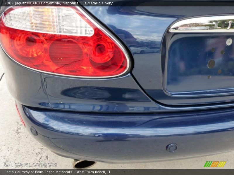 Sapphire Blue Metallic / Ivory 2002 Jaguar XK XK8 Convertible