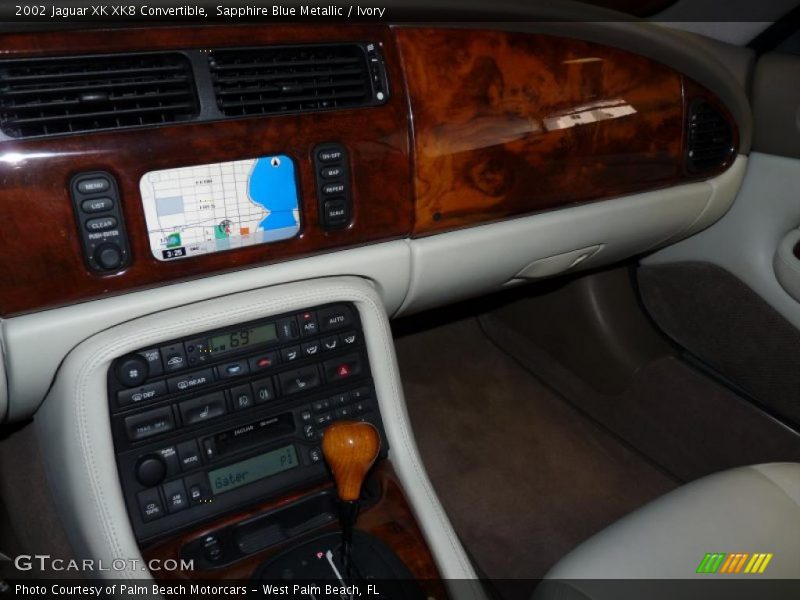 Sapphire Blue Metallic / Ivory 2002 Jaguar XK XK8 Convertible