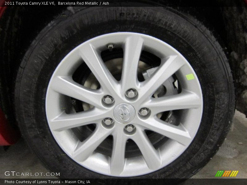 Barcelona Red Metallic / Ash 2011 Toyota Camry XLE V6