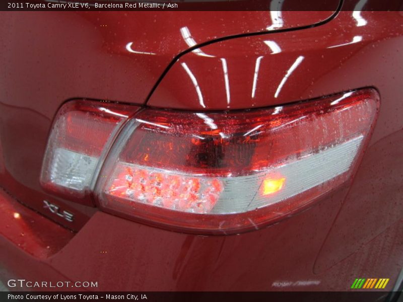 Barcelona Red Metallic / Ash 2011 Toyota Camry XLE V6