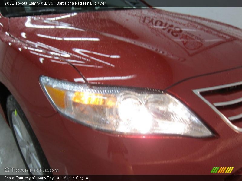 Barcelona Red Metallic / Ash 2011 Toyota Camry XLE V6
