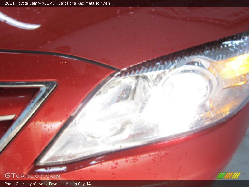 Barcelona Red Metallic / Ash 2011 Toyota Camry XLE V6