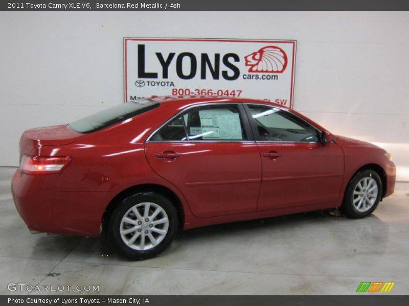 Barcelona Red Metallic / Ash 2011 Toyota Camry XLE V6