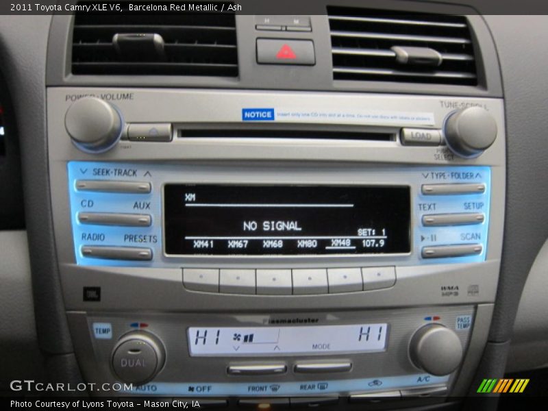 Barcelona Red Metallic / Ash 2011 Toyota Camry XLE V6