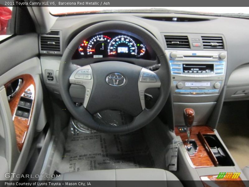 Barcelona Red Metallic / Ash 2011 Toyota Camry XLE V6