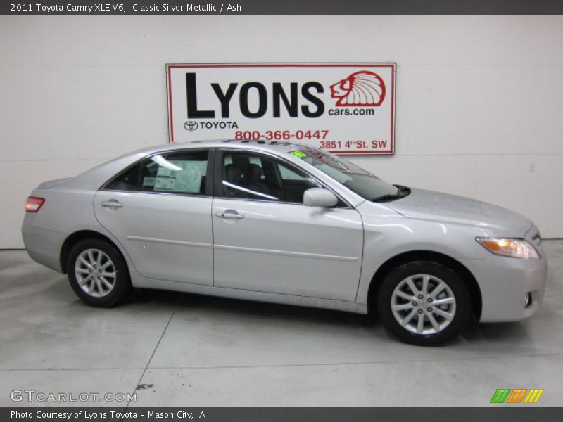 Classic Silver Metallic / Ash 2011 Toyota Camry XLE V6
