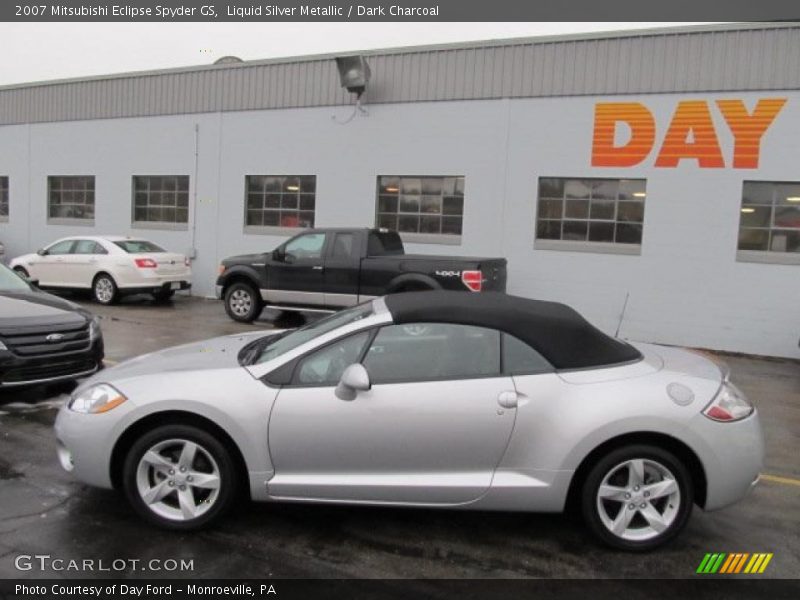 Liquid Silver Metallic / Dark Charcoal 2007 Mitsubishi Eclipse Spyder GS