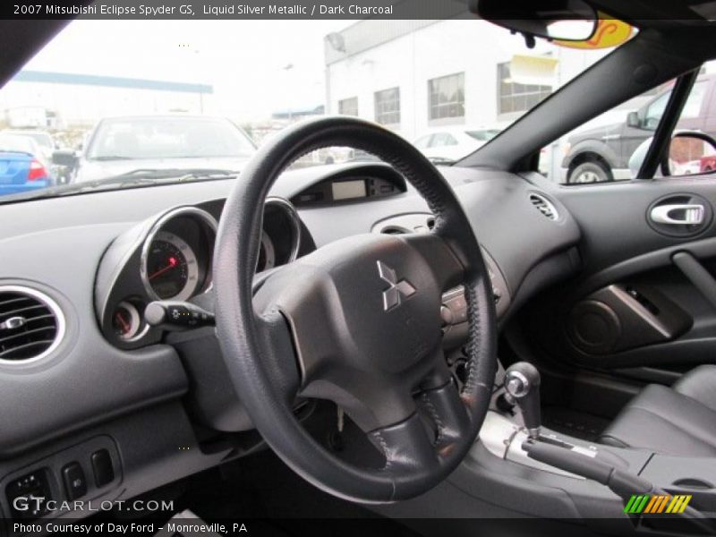 Liquid Silver Metallic / Dark Charcoal 2007 Mitsubishi Eclipse Spyder GS