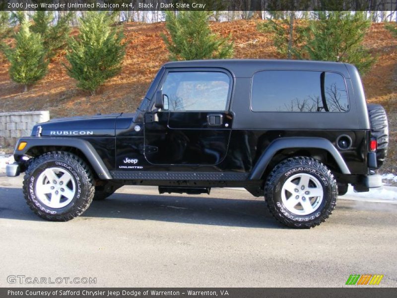 Black / Dark Slate Gray 2006 Jeep Wrangler Unlimited Rubicon 4x4