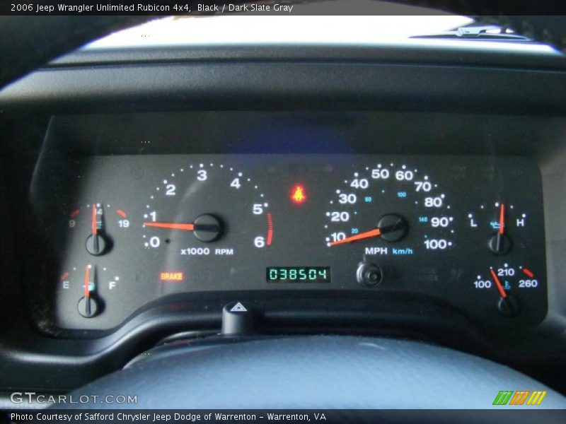  2006 Wrangler Unlimited Rubicon 4x4 Unlimited Rubicon 4x4 Gauges