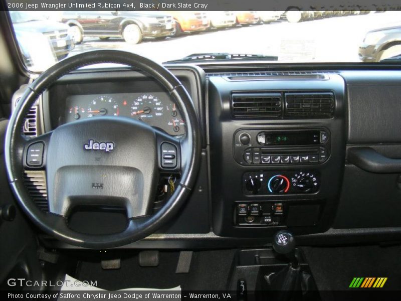 Dashboard of 2006 Wrangler Unlimited Rubicon 4x4