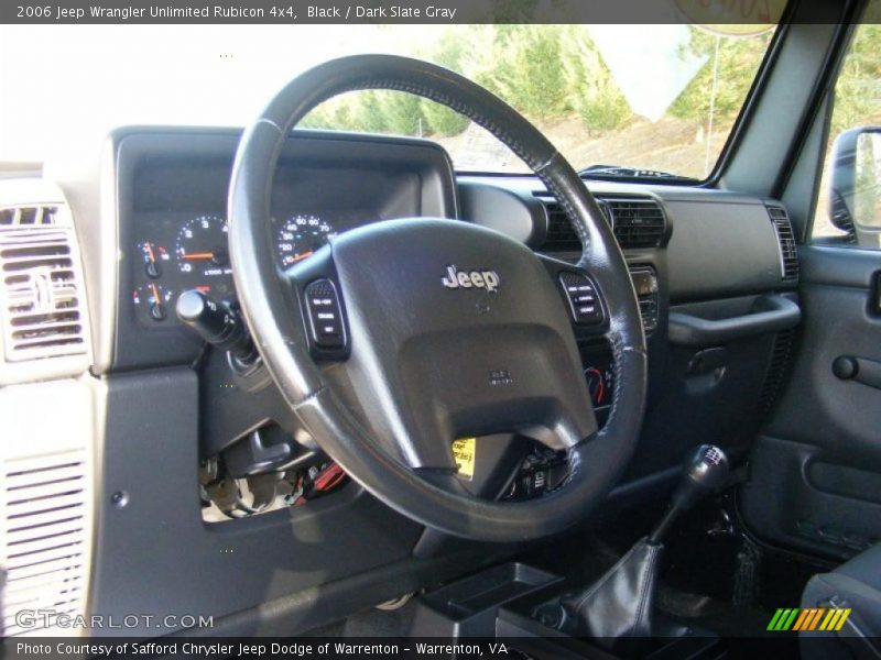 Black / Dark Slate Gray 2006 Jeep Wrangler Unlimited Rubicon 4x4