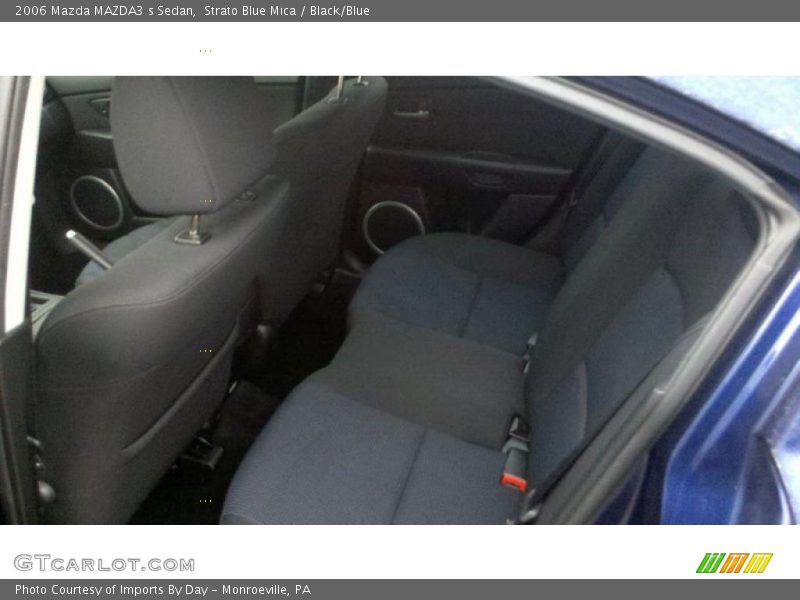  2006 MAZDA3 s Sedan Black/Blue Interior